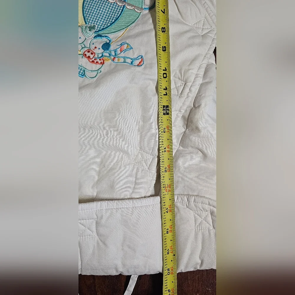 Vintage Unisex White Snow Suit Cover Up By Bright Future